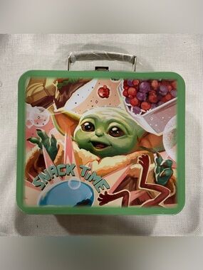 Bath & Body Works Exclusive Disney Star Wars Mandalorian & Grogu Metal Lunchbox